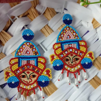 Ma Durga Handmade Earrings
