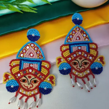 Ma Durga Handmade Earrings