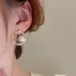 Moon Stud Earrings
