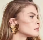 Golden Butterfly Earrings