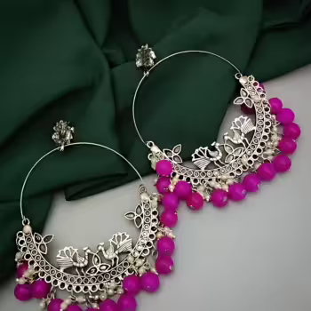 Oxidized Jhumkas
