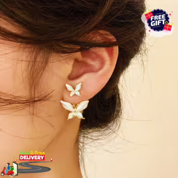 White Trendy Earrings