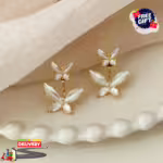 White Trendy Earrings