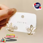 Butterfly Pearl Earring